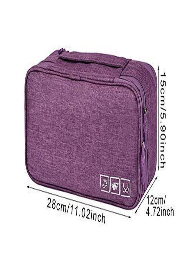 NANIAAY Undergarment & Bra Organizer Travel Pouch Bag - Waterproof, Dustproof Cationic Polyester with Zipper, Multi-Color (Pack of 1) - Image 5